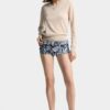 Rebel Hibiscus Dark Flower Wash Shorts Rebel Hibiscus Dark Flower Wash Shorts