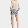 Rebel Hibiscus Dark Flower Wash Shorts Rebel Hibiscus Dark Flower Wash Shorts
