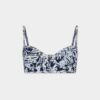 Rebel Hibiscus Dark Flower Wash Tiki Bra Rebel Hibiscus Dark Flower Wash Tiki Bra