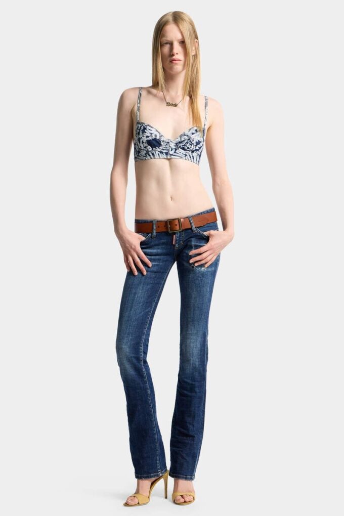 Rebel Hibiscus Dark Flower Wash Tiki Bra Rebel Hibiscus Dark Flower Wash Tiki Bra