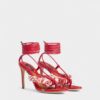 Rebel Hibiscus Heeled Sandals Rebel Hibiscus Heeled Sandals