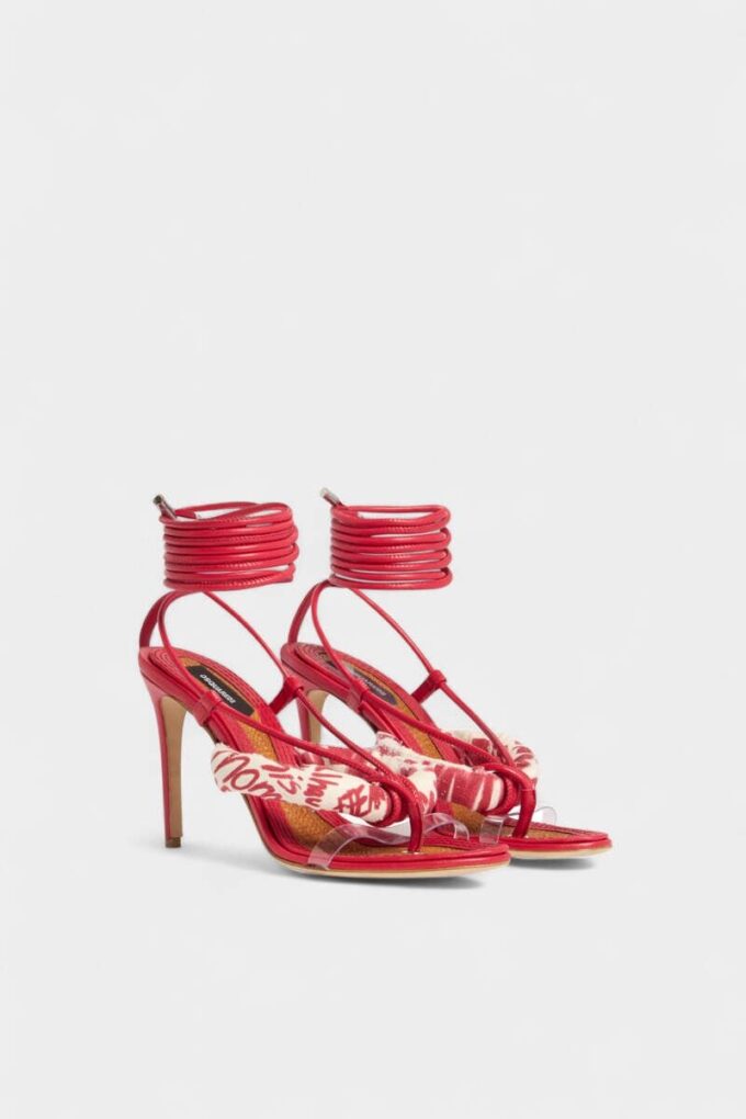 Rebel Hibiscus Heeled Sandals Rebel Hibiscus Heeled Sandals