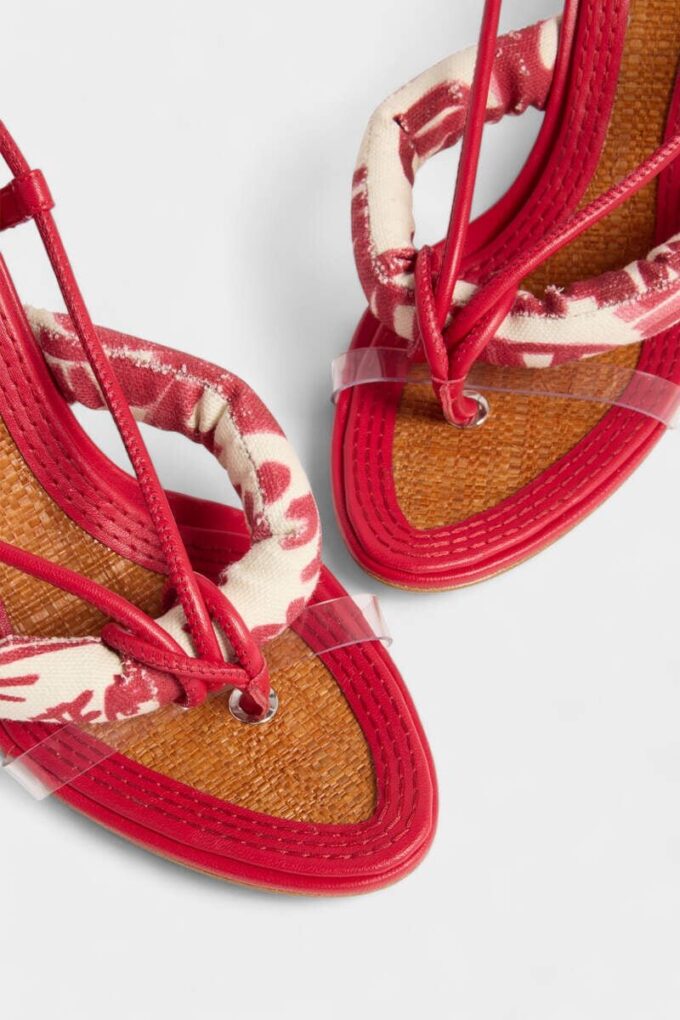 Rebel Hibiscus Heeled Sandals Rebel Hibiscus Heeled Sandals