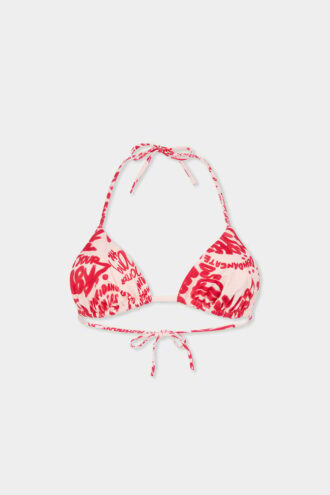 Rebel Hibiscus Triangle Top