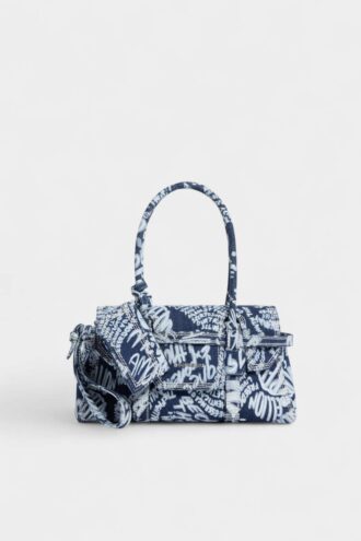 Rebel Hibiscus Twin Shoulder Bag