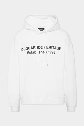 Relax Fit Dsquared2 Heritage Hoodie Relax Fit Dsquared2 Heritage Hoodie