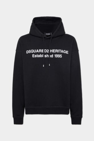 Relax Fit Dsquared2 Heritage Hoodie Relax Fit Dsquared2 Heritage Hoodie