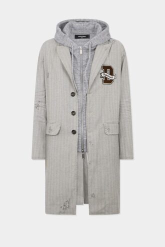 Ripped Hooded Coat Ripped Hooded Coat