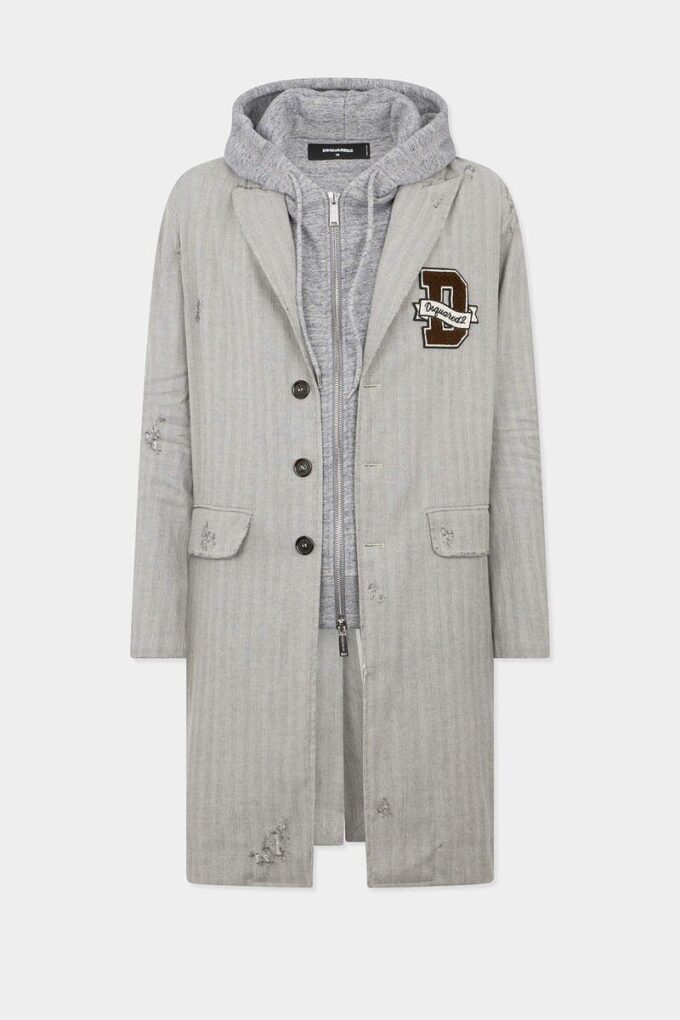 Ripped Hooded Coat Ripped Hooded Coat