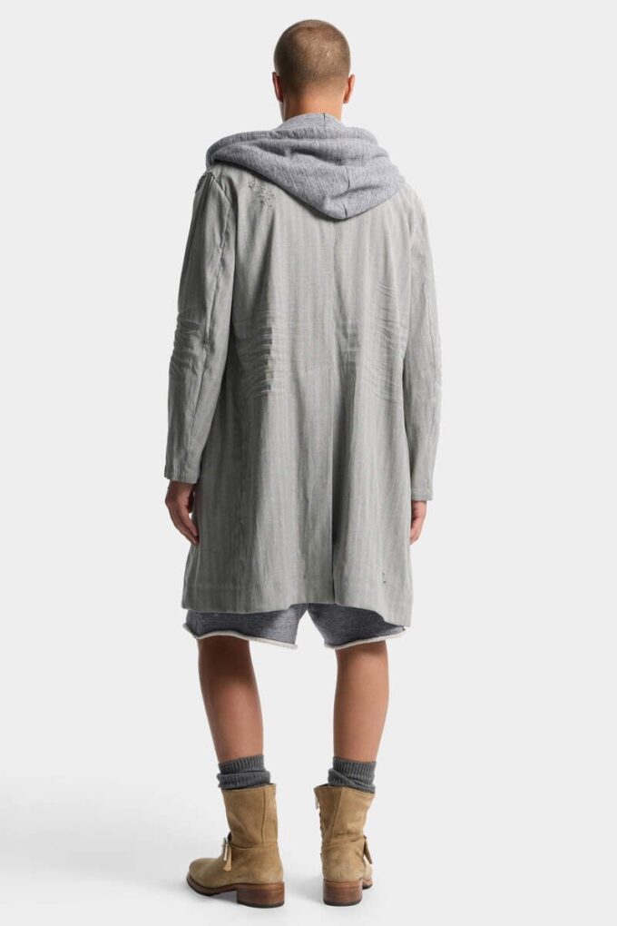 Ripped Hooded Coat Ripped Hooded Coat