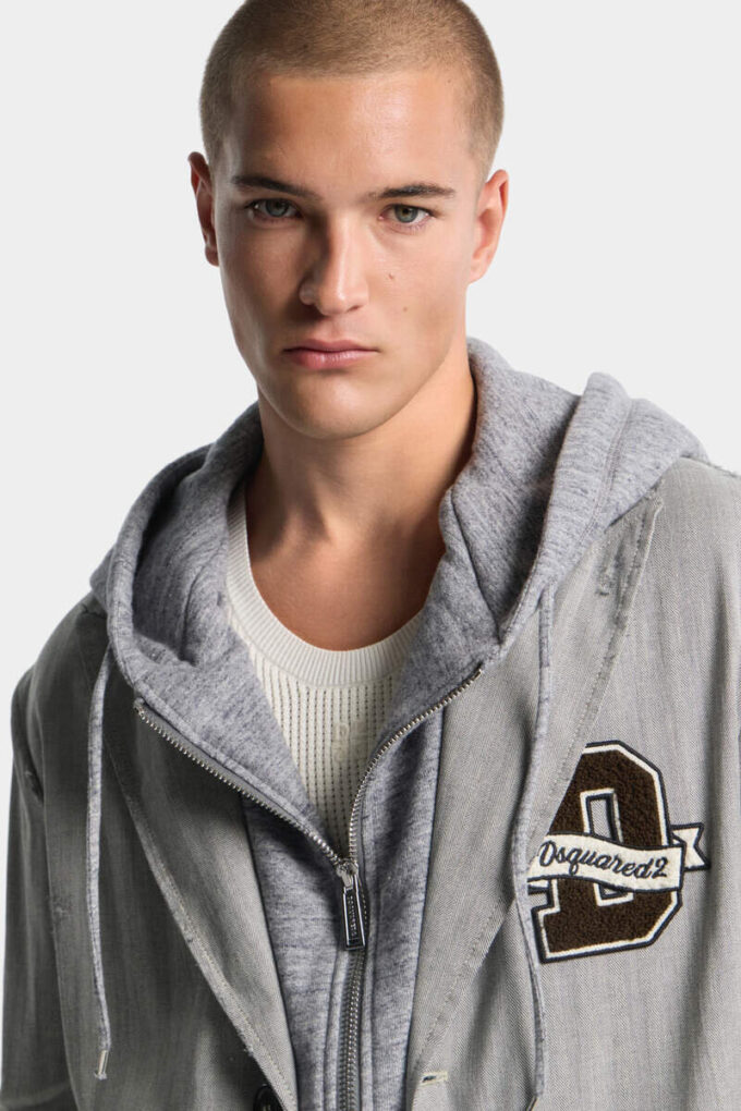 Ripped Hooded Coat Ripped Hooded Coat