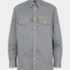 Striped Denim Canadian Vintage Shirt Striped Denim Canadian Vintage Shirt
