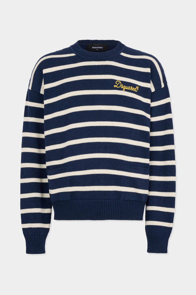 Striped Knit Pullover Striped Knit Pullover