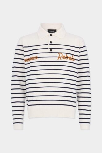 Striped Long Sleeves Polo Striped Long Sleeves Polo