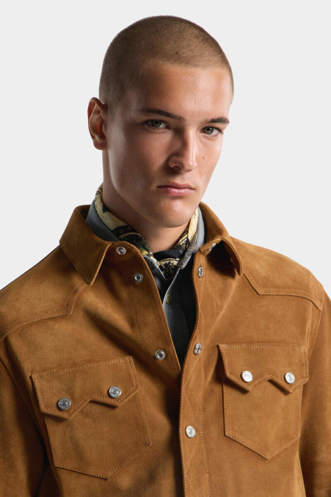 Suede Boxy Shirt Suede Boxy Shirt