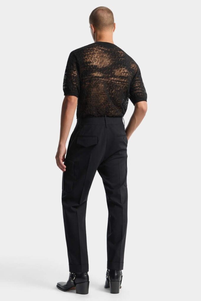Tropical Wool Straight Cargo Pant Tropical Wool Straight Cargo Pant