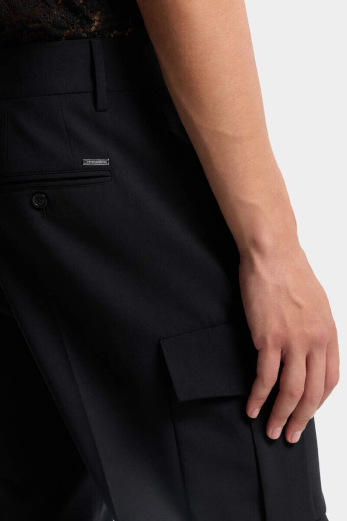 Tropical Wool Straight Cargo Pant Tropical Wool Straight Cargo Pant