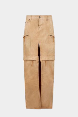 Utility Distressed Long Skirt Utility Distressed Long Skirt