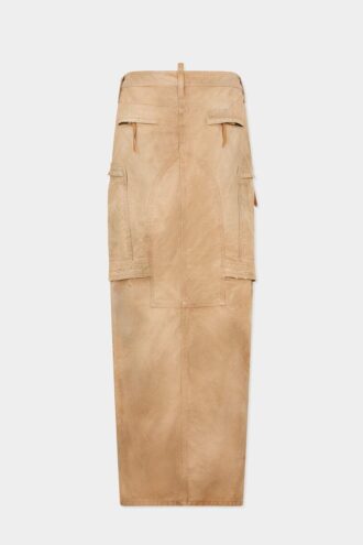 Utility Distressed Long Skirt Utility Distressed Long Skirt
